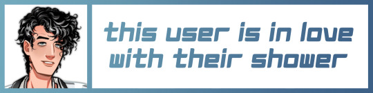 this user is in love with their shower with a picture of johnny splash from date everything